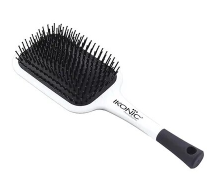 Ikonic Professional Artistic Paddle Brush White and Black - Zoom Image