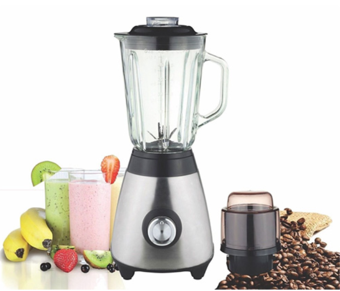 Belaco BB-306 Blender with Jar and Grinder - Black and Silver - Zoom Image 1