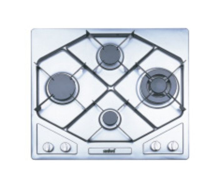 Sanford SF5450GC Gas Cooker - 4 Burner Silver - Zoom Image