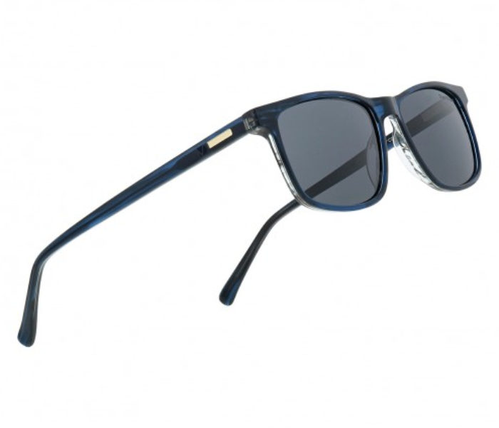 Dion Villard DVSG1903TB Wayfarer Shape Sunglasses for Men - Blue - Zoom Image 2