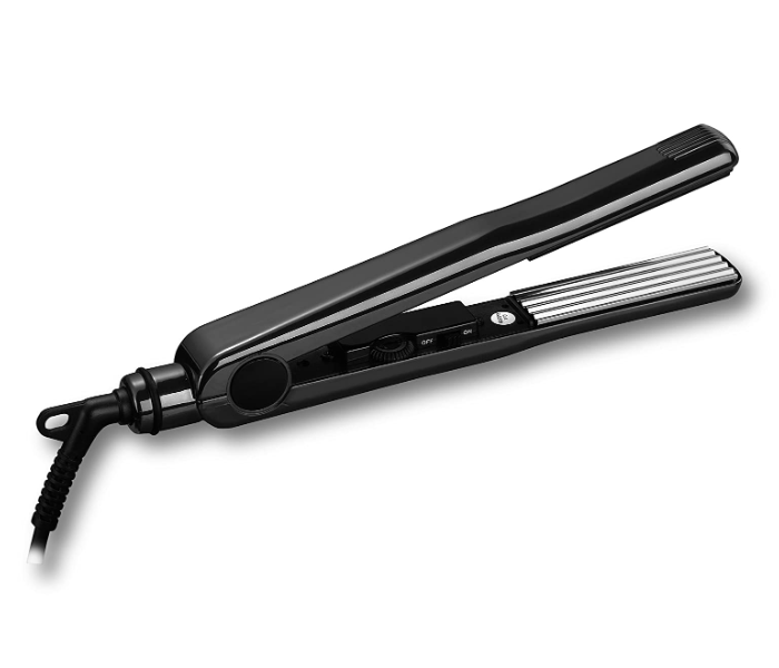 Ikonic Titanium Micro Crimper Hair Straightener Styler Black - Zoom Image 1