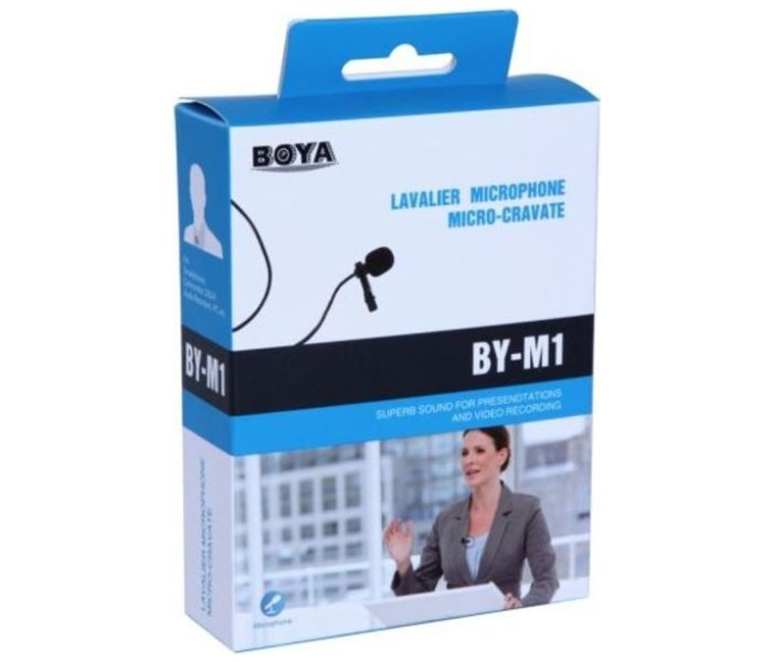 Boya LU-D1389 BY-M1 Omni Directional TikTok Lavalier Microphone Black - Zoom Image 6