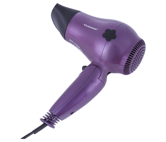 Olsenmark OMH4077 Travel Hair Dryer - Purple - Zoom Image 1