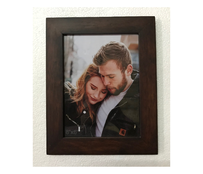 Liebe PR0186 Portrait Wooden Photo Frame - Brown - Zoom Image