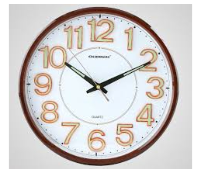 Olsenmark OMWC1776 Round Wall Clock - Zoom Image