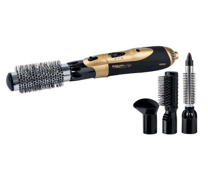 Scarlett SC-HAS73I05 Air Brush with hair Dryer Comb Black and Gold - Zoom Image 1