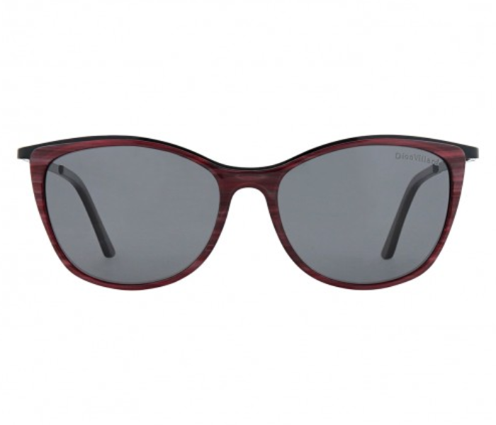 Dion Villard DVSGL1909DR Cat Eye Shape Sunglasses for Women - Red - Zoom Image 1