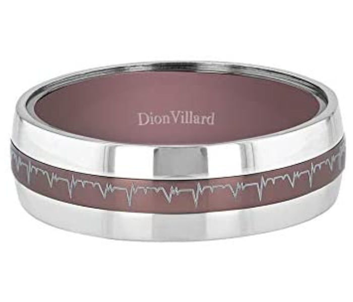 Dion Villard DVR19023S66 Stainless Steel Bronze Ring for Men - Size 66 - Zoom Image 1