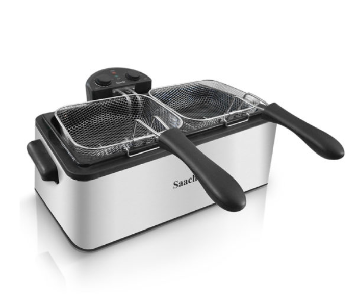 Saachi NL-DF-4765T Deep Fryer - Silver and Black - Zoom Image 1