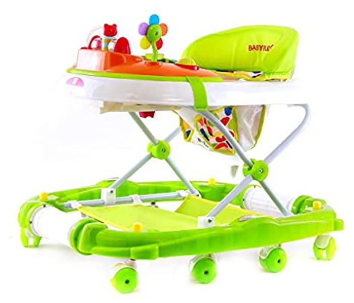 Baby Plus BP7746-GRN Baby Walker- Green - Zoom Image