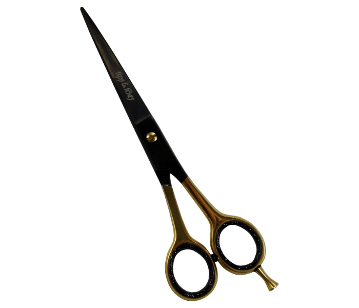 Tips &amp; Toes TT736 Stainless Steel Professional Barber Scissors - Gold and Black - Zoom Image 2