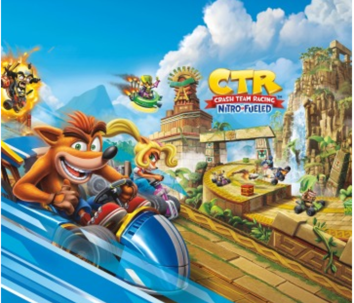 Sony CRASH Crash Team Racing Nitro-Fueled Video Game for Play Station 4 - Zoom Image 1