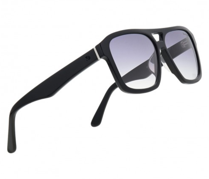 Dion Villard DVSG19039B Oversized Shape Sunglasses for Men - Black - Zoom Image 3