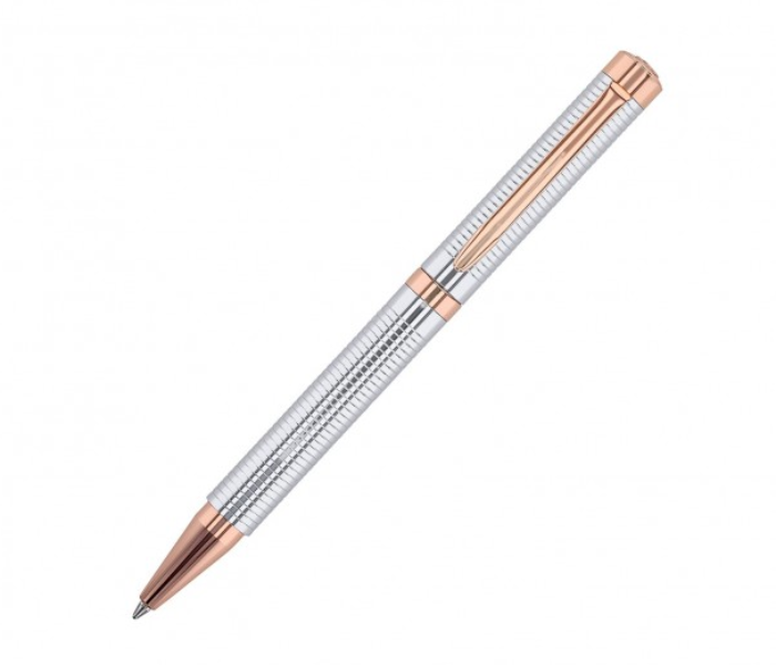 Dion Villard DVP19021 Ball Pen - Silver and Rose Gold - Zoom Image 1