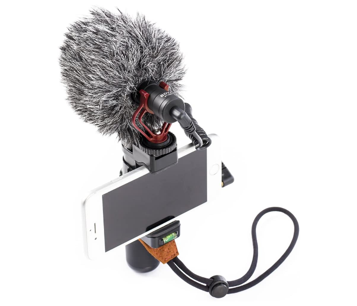 Boya BY-MM1 LU-D4700 YouTube TikTok Vlogging Facebook Live stream Recording Mini Cardioid Microphone Black  - Zoom Image 4