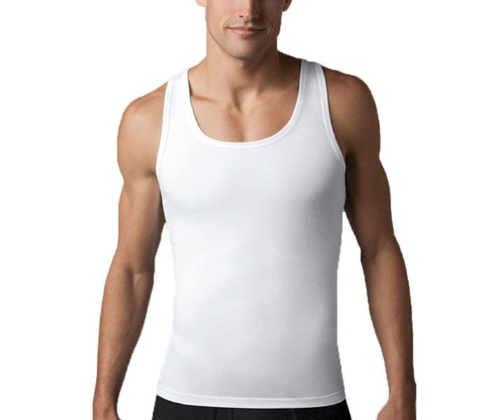 Standard SV578 1 Piece 100 Size Full Mens Vest White - Zoom Image