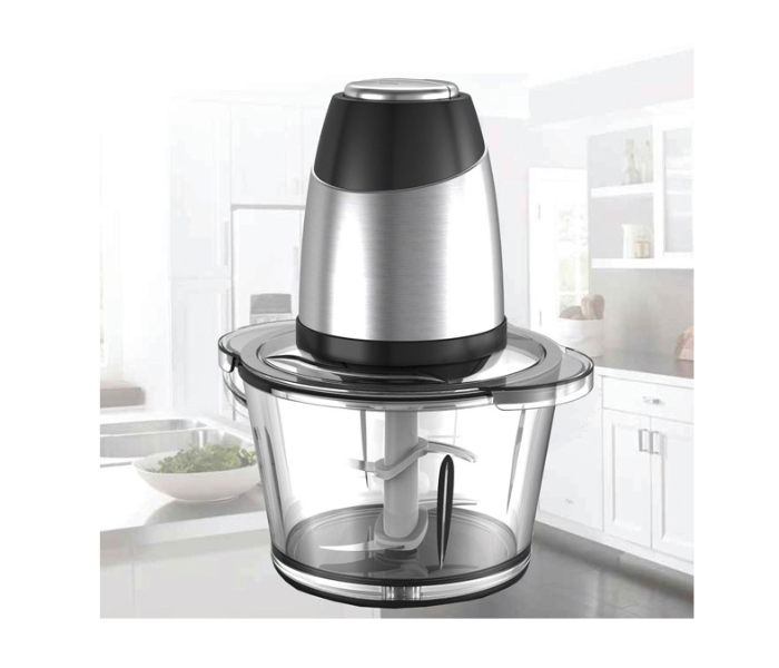 Belaco BB-360G 2 Litre Food Chopper - Black and Silver - Zoom Image 2