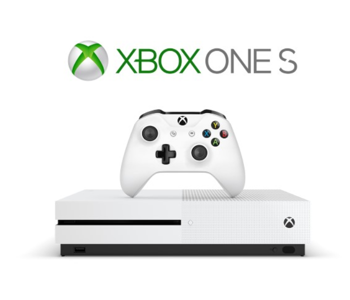 Microsoft 1TB1681 Xbox One S - White - Zoom Image 1