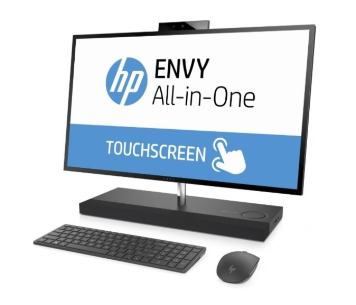 HP ENVY 27B200NE 4MU10EA Intel Core i7-8700T 16GB 256GB SSD Windows 10 All in One Desktop PC - Black - Zoom Image 1