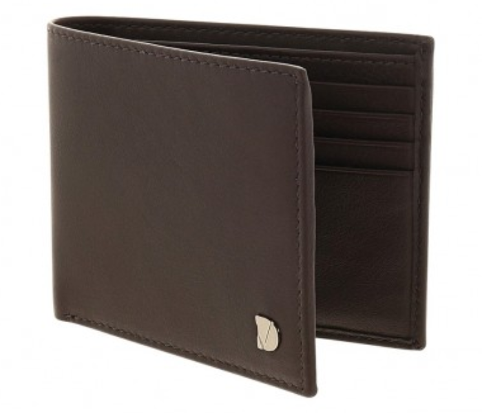 Dion Villard DVL1932BR Bi-fold Leather Wallet for Men - Brown - Zoom Image 2