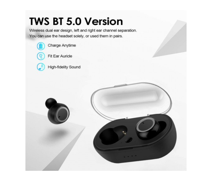 SQ-W1 TWS HiFi Bluetooth 5.0 Wireless-Earphone Headphone Outdoor Headset with Noise Reduction With high Capacity Charging Box Zen - Zoom Image 4