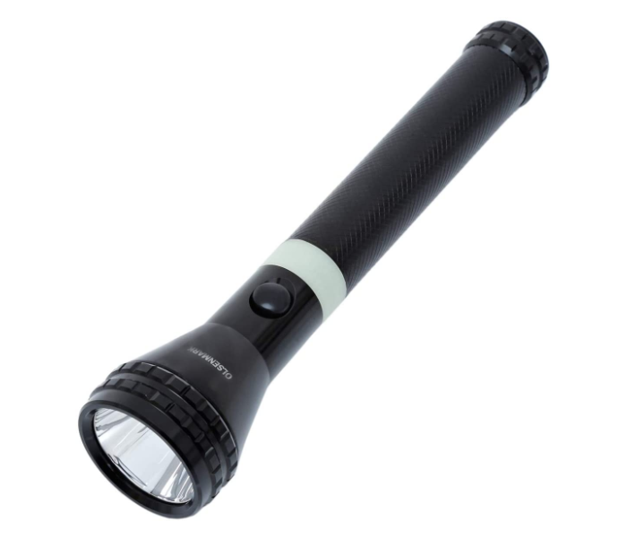 Olsenmark OMFL2606  Rechargeable LED Flashlight - Black - Zoom Image 1