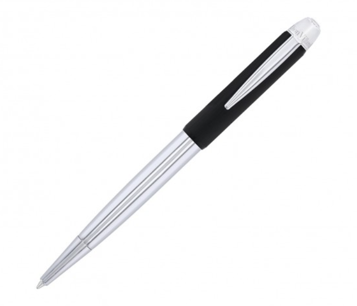 Dion Villard DVP19042 Black Matte Color Ball Pen - Silver - Zoom Image 1