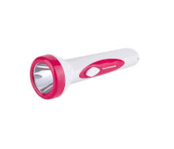 Olsenmark OMFL2757 Rechargeable LED Flashlight - White and Pink - Zoom Image