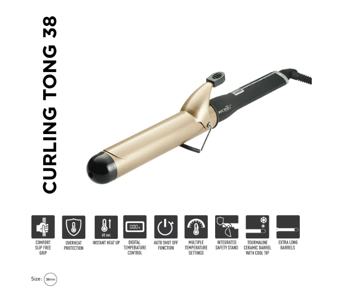 Ikonic IK CT 38 Hair Curling Professional Tong  - Zoom Image 3