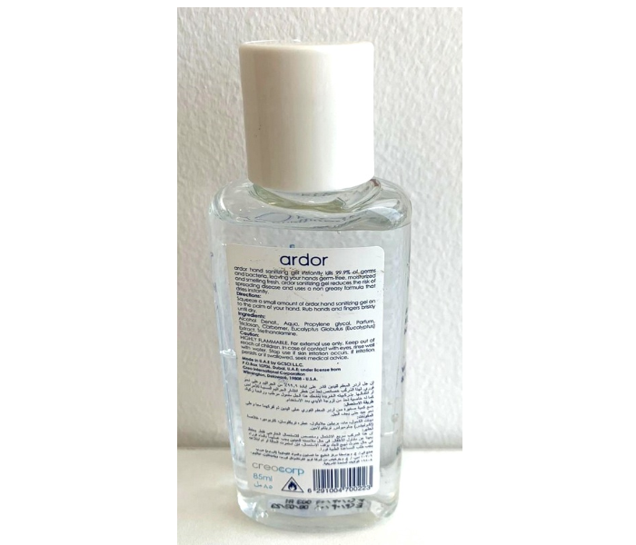 Ardor 85ml Hand Sanitizer Gel - Zoom Image 2