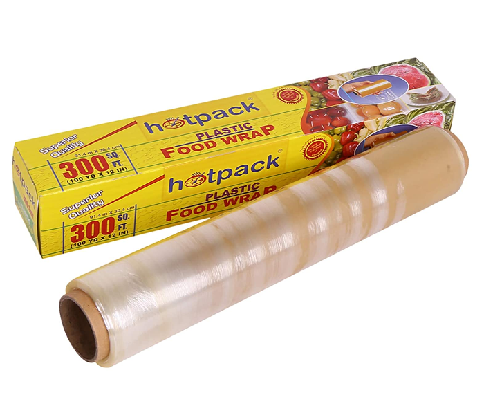 Hotpack HPFW01 Plastic Food Wrap - 300sqft - Zoom Image 2