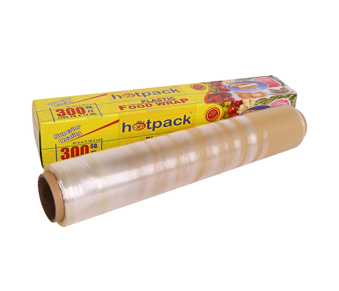 Hotpack HPFW01 Plastic Food Wrap - 300sqft - Zoom Image 1