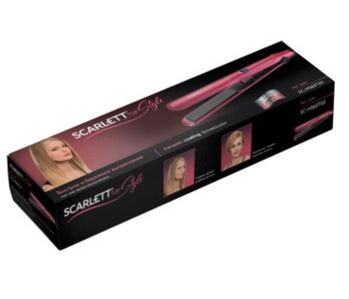 Scarlett SC-HS60T65 Hair Straightener Pink Beige - Zoom Image 3