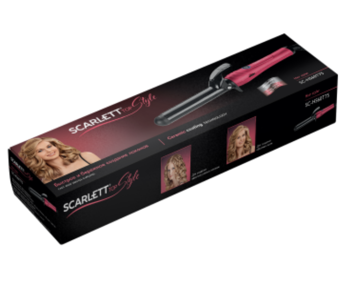 Scarlett SC-HS60T75 Hair Curling Iron Coral - Zoom Image 2