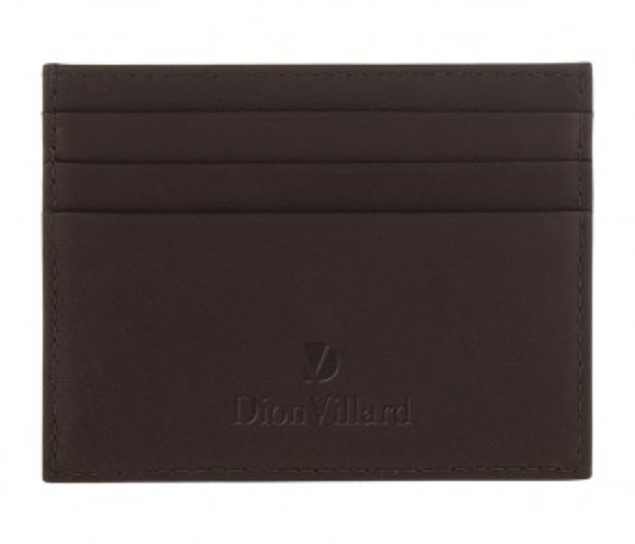 Dion Villard DVL1933BR Leather Wallet with Card holder for Men - Brown  - Zoom Image 2