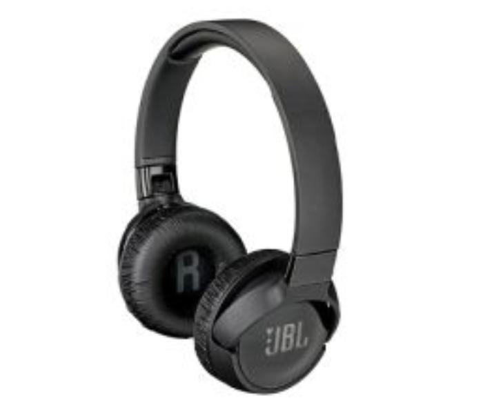 JBL Tune T600 Wireless On-Ear Active Noise-cancelling Headphones with Microphones - Black - Zoom Image 3