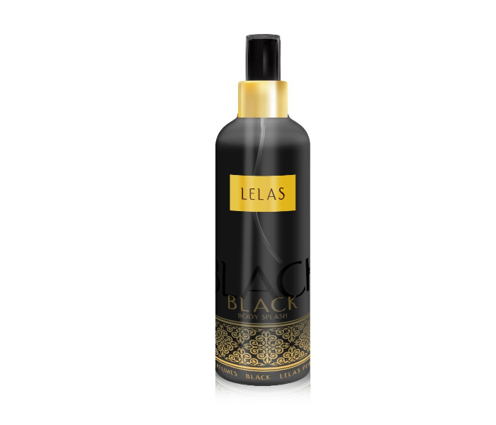 Lelas 250ml Unisex Black Body Splash - Zoom Image