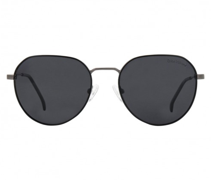 Dion Villard DVSG19055G Round Shape Sunglasses for Men - Grey  - Zoom Image 1