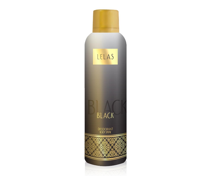 Lelas 150ml Unisex Black Deodorant  - Zoom Image