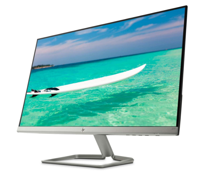 HP 27f 27-inch Display Full HD Ultra Slim LED Micro-Edge VGA HDMI Blacklit - Zoom Image 1