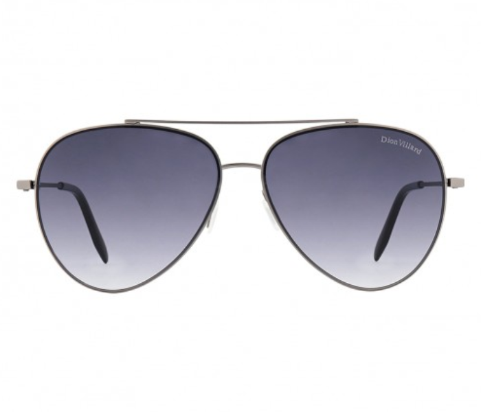 Dion Villard DVSG19027SBl Aviator Shape Sunglasses for Men - Silver  - Zoom Image 1