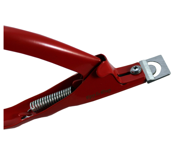 Tips &amp;amp; Toes TT281 Stainless Steel Acrylic Nail Tip Cutter - Red - Zoom Image 1