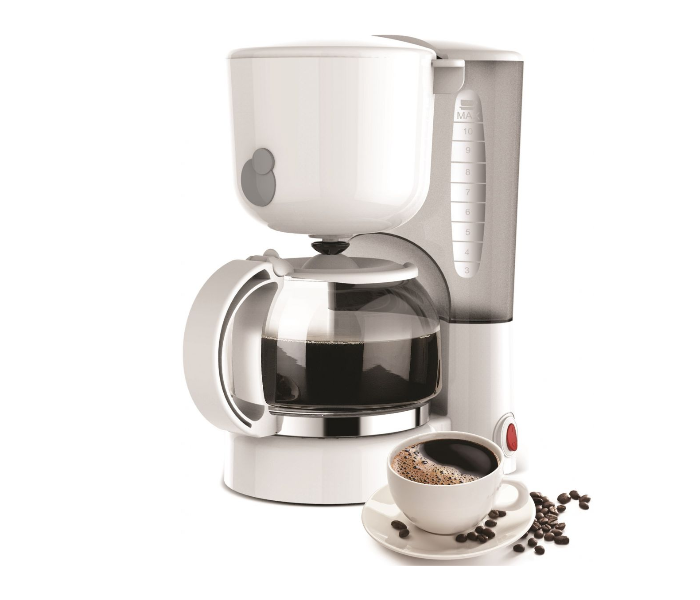 Clikon CK5126 1.25 Litre Coffee Maker - White - Zoom Image 1