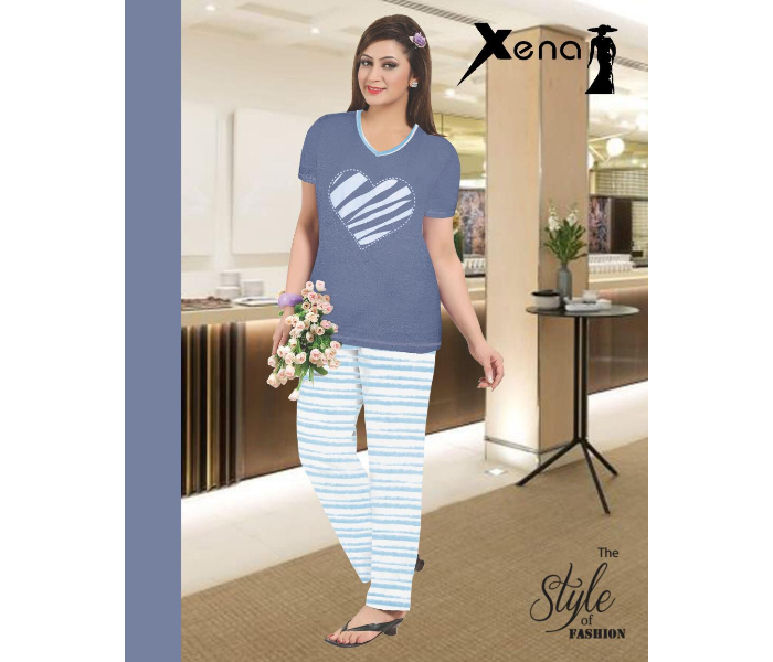 Xena HS-21 Extra Large The Style Of Fashion Genuine Quality Pyjama Set - Zoom Image