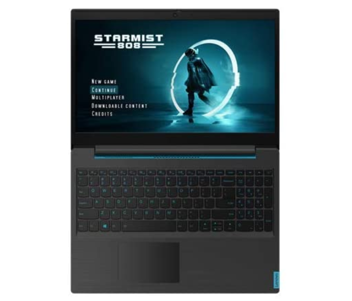 Lenovo 81LK013NAX Ideapad L340 Gaming Laptop Intel Core i5-9300HF 15.6 Inch FHD 1TB HDD plus 128GB SSD 16GB RAM NVIDIA GeForce GTX 1650 4GB English Arabic Keyboard Windows10 -Granite Black - Zoom Image 3