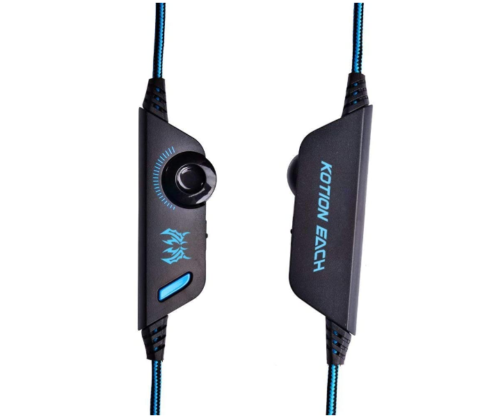 Kotion G2000 Gaming Headphones for PS4 with Microphone - Blue - Zoom Image 6