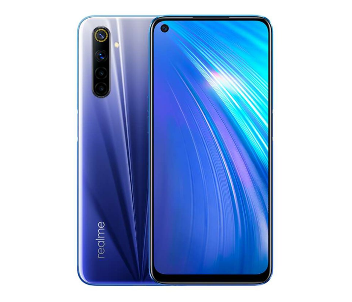 Realme 6 Dual Sim 4GB RAM 64GB 4G LTE - Blue - Zoom Image 1