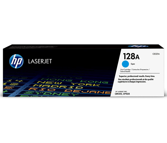 HP 128A CE321A  Toner Cartridge Cyan - Zoom Image