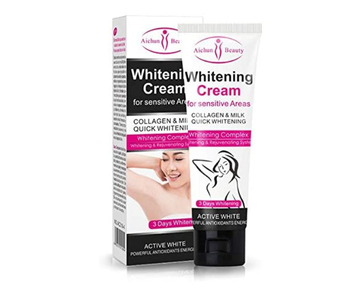 Aichun Beauty AC2184 50g Armpit Whitening Cream For Sensitive Areas Collagen and Milk Quick Whitening Cream - Zoom Image