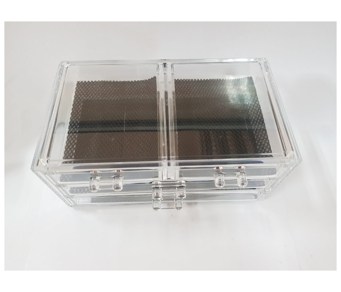 Home Pro Plastic 2434 24x15x11cm Cosmetic Organizer Holder Transparent - Zoom Image 3